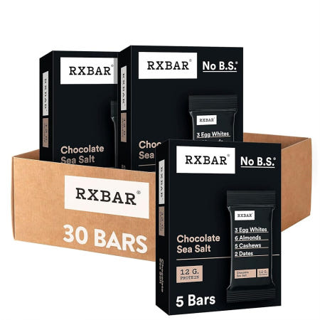 [해외]RxBar 알엑스바 프로틴바 단백질 12G 초콜릿 씨 솔트 30개입