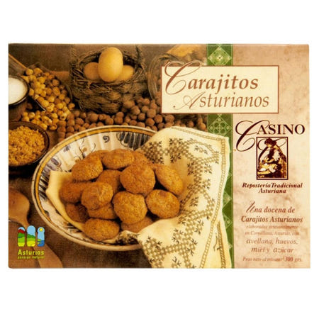 [해외]CASINO 카지노 아스투리안 카라히토스 쿠키 300g 4개