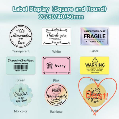 [해외]호환100% Phomemo 바코드 주소 우편물용 휴대용 열전사 프린터 라벨 스티커 비즈니스 홈 태그 M110