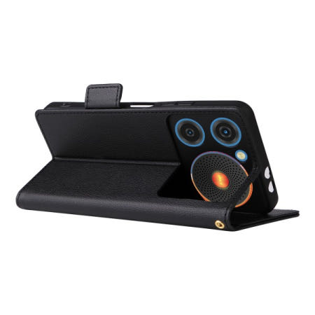 아우디 에어백 ZTE nubia Music Z2353 용 카드 슬롯 지갑 커버 마그네틱 플립 가죽 사이드 단추 리치 패턴 충격 휴대폰 케이스 6.6