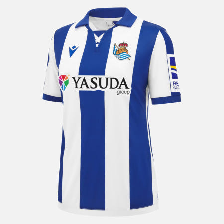 24/25 시즌 마크론 스페인 라리가 레알소시에다드 여성용 홈 유니폼(Real Sociedad 2024/25 Women's home match jersey)