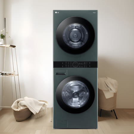 [LG전자]LG 트롬 오브제 워시타워 23+20kg 세탁기건조기세트 W20GGAN LG설치