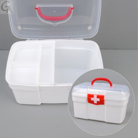 가정용 약통 2단 구급상자 약보관함 상비약 의료 사용이편리한 약국 깔끔하고편리