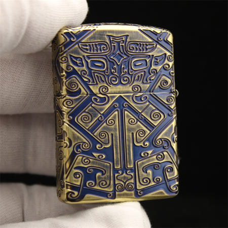 인디언 아즈텍의 보물 지포 라이터 4387