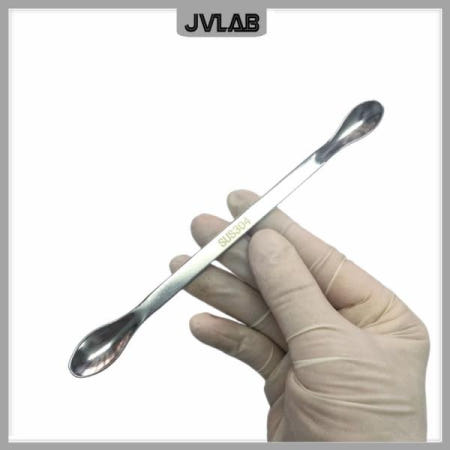 스테인레스 스틸 약물 스푼 시약 주걱 무게 160mm SUS 304 더블 헤드 실험실 약국 복용 약 도구 10/PK