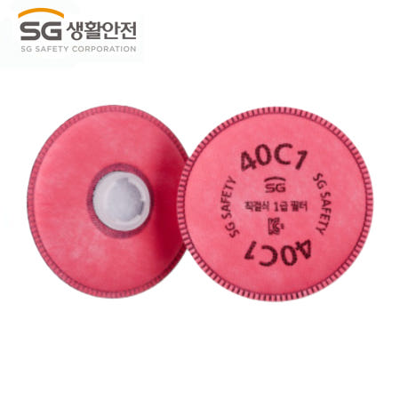 에스지생활안전 SG-40C1 SG40C1 1급방진필터 활성탄 미스트 SG7000F/8000전용 가정용 산업용