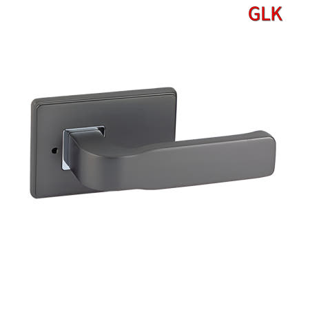 [비유씨]레바 3100L 더킹 BL 블랙 흑니켈 욕실용 키타입 고급 사각 목문 방문 도어록 손잡이