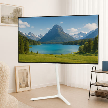 [월드림]이젤형티비거치대 65인치 LG 호환 TV스탠드 OLED65B4HNA OLED65C4SNA OLED65M4KNA OLED65G4KNA OLED65C4QNA