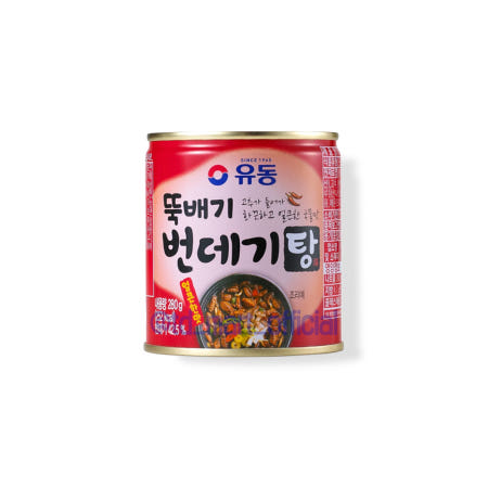 유동 뚝배기 번데기탕 얼큰한맛 280g, 1개