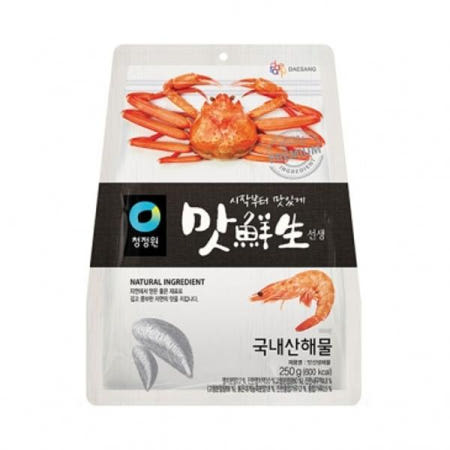 청정원 맛선생 해물 (파우치) 국물 찌개 요리 250g