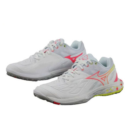 71GA231222 미즈노 배드민턴화 남여공용 웨이브 팡 2 실내 경량운동화