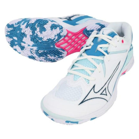 71GA244221 미즈노 배드민턴화 남여공용 웨이브 클로 3 실내 경량운동화