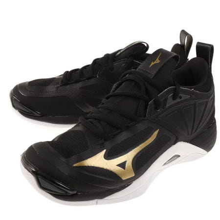 V1GA211252 미즈노 배구화 공용 웨이브 모멘텀 2 블랙 실내 경량운동화