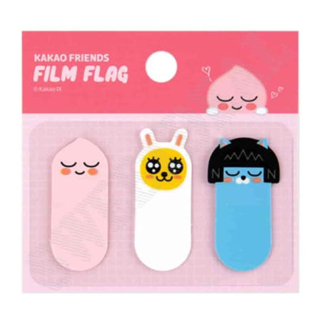 [스윗딜협력업체OEM]카카오 필름 플래그 어피치 18x43 약60매입 1P 페이지마커 플래그스티커