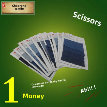 [해외]트렌디한 데님 원단 샘플 커팅 기록 보관 무료  2688 # 남성 여성을 위한 중국 본토 원산지 의류 액세서리