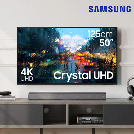 삼성 TV 125cm(50인치) 50DU7200 크리스탈 UHD 4K LED 스마트 티비 수도권 스탠드