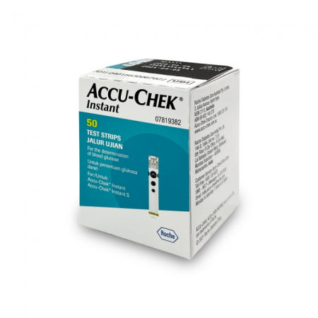로슈 아큐첵 인스턴트 혈당 측정 검사지 50매 ACCUCHEK 혈당시험지 스트립 당뇨 체크