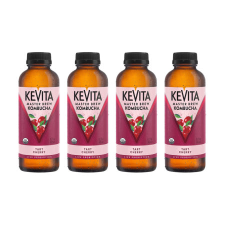 [해외]KeVita 케비타 마스터브루 콤부차 타트 체리 450ml 4개