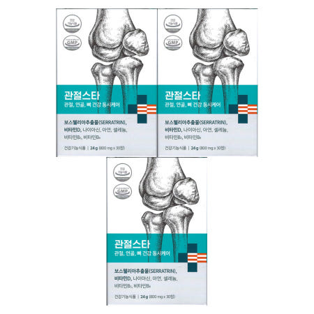 나우케어 관절스타 800mg x 30정 3개