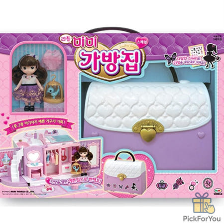 KC 리틀미미 가방집 스페셜 4살장난감 5살여아선물 5살여자아이선물