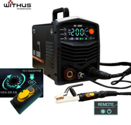 위더스 디지털 아크 용접기 홀더선포함 ARC-200KR RS 리모트 스위치 제어