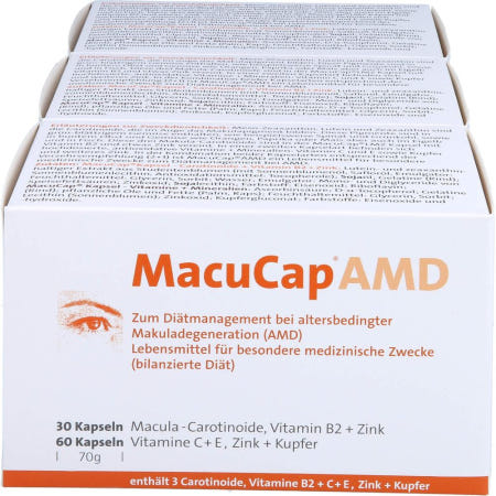 [해외]독일 마쿠캡 ebiga-VISION MacuCap AMD 270캡슐 눈영양