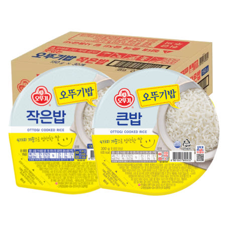 오뚜기 작은밥 150g 2종 12입 24개 큰밥 300g 혼합세트