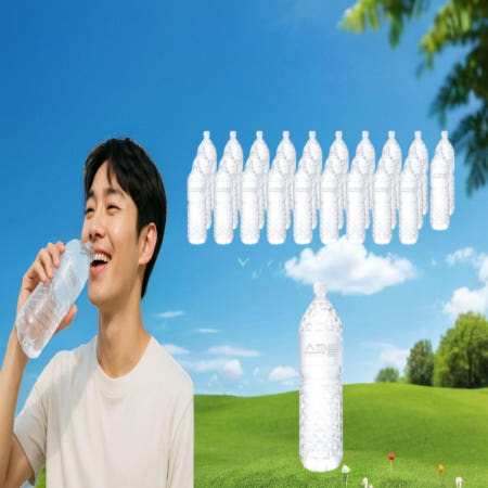 스파클2L 먹는샘물 생수 무라벨 2L, 48개