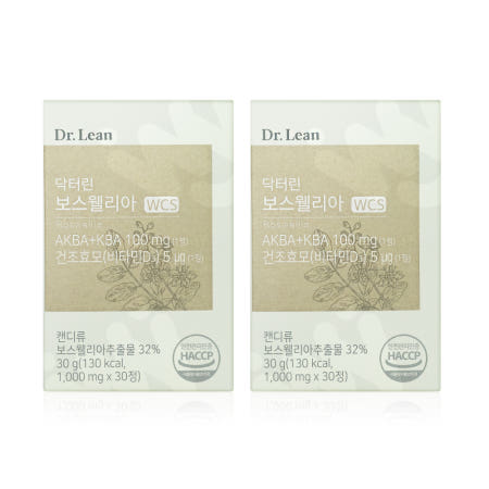 닥터린 보스웰리아 1000mg, WY, 30정, 2개
