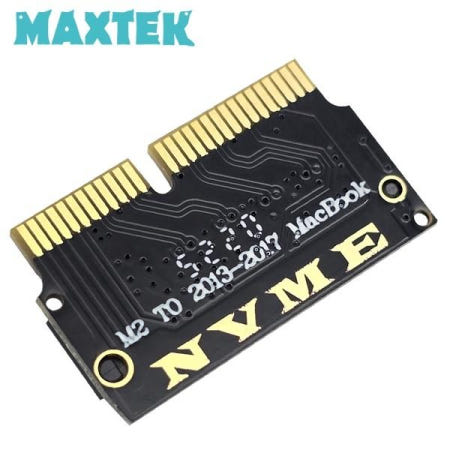 [맥스텍코리아]M.2 NVME SSD 변환 어댑터 젠더 맥북에어 아답터 Air 2013/14/15/16/2017 호환 맥스텍 MT685