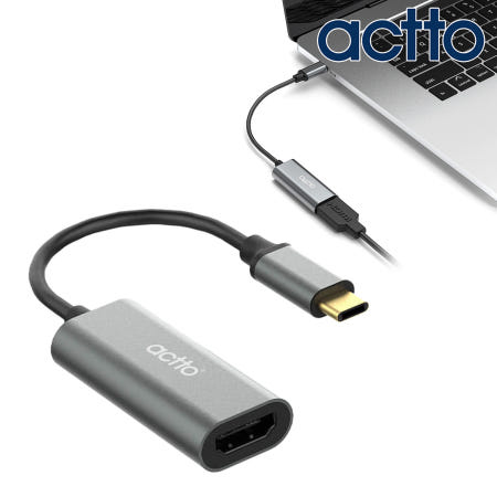 [엑토]C타입 to HDMI 변환 젠더 어댑터 컨버터 노트북 맥북 스마트폰 모니터 TV 연결