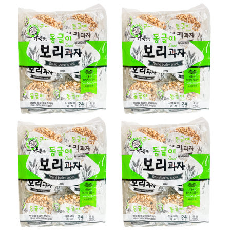 엉클팝 보리과자 동글이, 400g, 4개