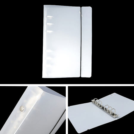 [시즐스토어 제휴업체]6공 현금 바인더 A6 생활비 지갑 용돈 기입장 저축 보관 포토카드