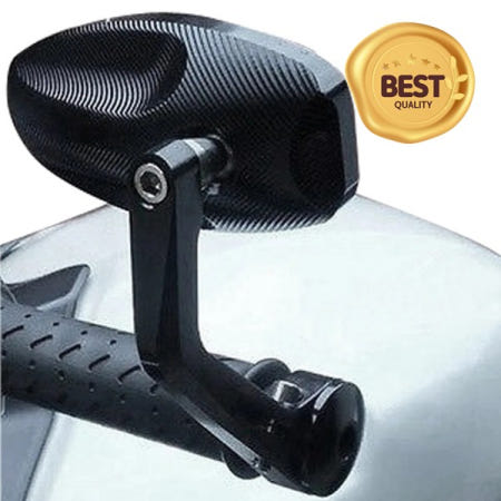 100% 호환 2개/몫 오토바이 백미러 CNC 바 엔드 블랙 사이드 승리 속도 트리플 액세서리 악세사리