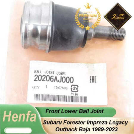 Henfa 브랜드의 새로운  전면 하부 볼 조인트 20206AJ000 Subaru Forester Impreza 레거시 아웃백 Baja 1989-2023