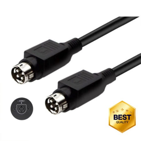 100% 호환4핀 DIN 수 커넥터 케이블 R1700BTR1600TIII 스피커 코드 무손실 사운드 와이어 호환 제품 교체