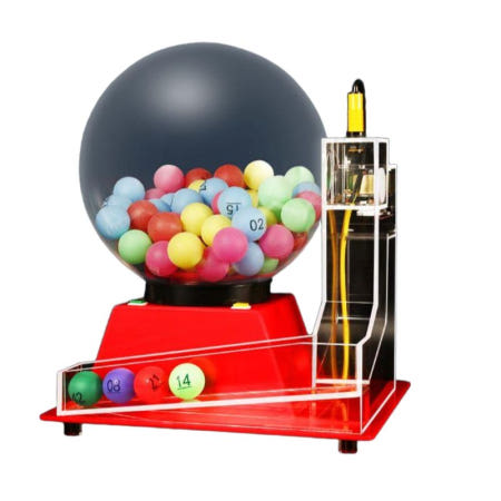 [해외]에어볼 로또 기계 번호 추첨기 랜덤 매장 행사 추출기 뽑기 행운 파워볼 룰렛 생성기