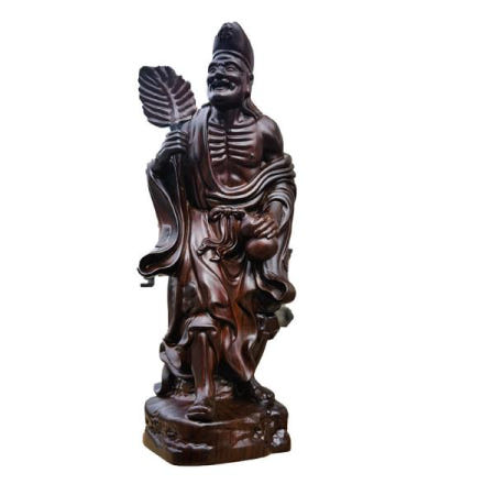 자연 흑단 조각 된 부처님 Jigong 나무 뿌리 드래곤 Arhat 마호가니 홈 거실 장식 선물 목공