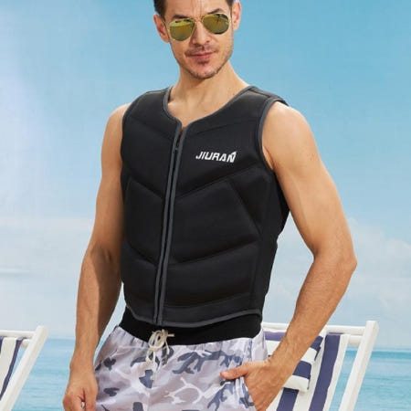 얇은 초슬림 슬림핏 부력 조끼 경량 슬림 부력조끼블랙S 구명조끼