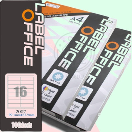 [봄봄이네 협력사]파샐리 주소라벨100매 업무효율증대라벨 16칸 100매