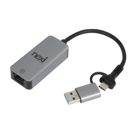 NX-U31CA5G A/C타입 유선 5Gbps USB 랜카드 RJ45 / NX1543