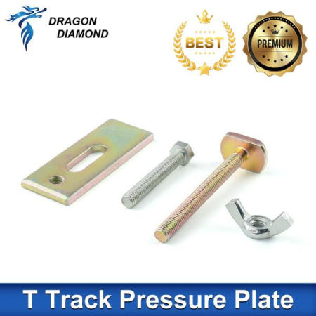 드래곤 다이아몬드 T 트랙 클램프 활 플레이트 세트 압력 고정장치 슬롯 CNC 타각기 80mm