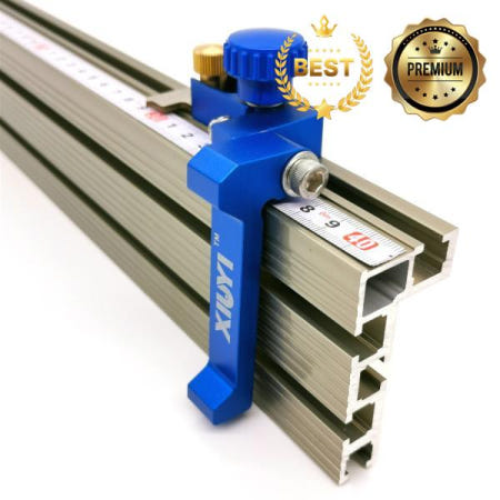 목공 마이 터 게이지 울타리 프로파일 T 트랙 슬롯 슬라이딩 브래킷 라우터/톱 테이블 벤치 용