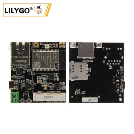 릴리고 ® TTGO T-Internet-COM ESP32 Wifi 블루투스 보드 T-PCIE 이더넷 IOT 모듈 SIM TF 카드 슬롯 유형-C 커넥터 포함
