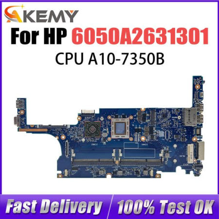 HP EliteBook 725 G2 노트북 마더보드 6050A2631301-MB-A02 A6-7050B CPU 포함 802505-001 100% 테스트됨