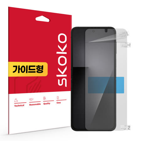 지문방지 저반사 퍼펙트핏 내부 액정보호필름 갤럭시Z 플립7 FE, 2매입