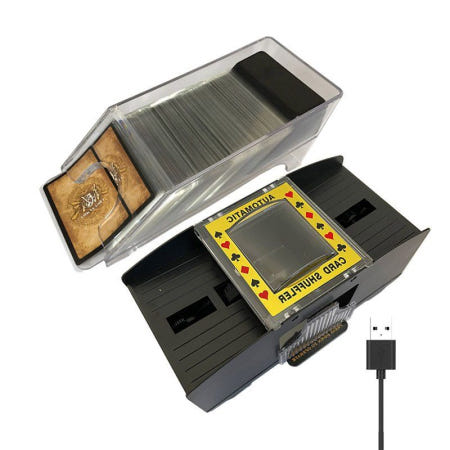 [해외]셔플 딜러 홀덤 분배기 카드셔플기 훌라 보드 포커 오토 자동 머신 키트 바카라 블랙잭 투명