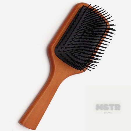 [웨스트나인협력사]서규몬 쿠션 우드 헤어브러시 긴머리빗 머리빗 여행용브러쉬