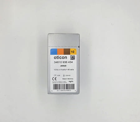 오티콘보청기 배터리 건전지 40알 1box 10번 13번 312번 675번 (타브랜드 공용사용)