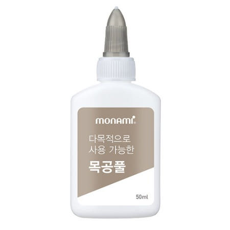 다목적으로 사용 가능한 목공풀 50ml 모나미
